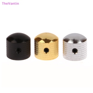 Thevantin ลูกบิดโพเทนชิโอมิเตอร์ ปรับเสียงกีตาร์ เบสไฟฟ้า แบบโลหะ พร้อมรู อุปกรณ์เสริม สําหรับกีตาร์ไฟฟ้า 1 ชิ้น