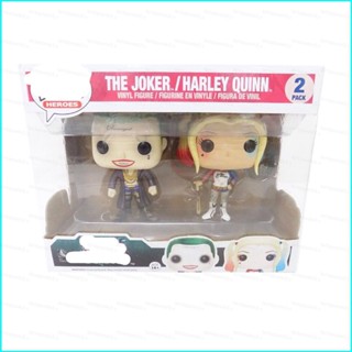 Star3 FUNKO POP โมเดลฟิกเกอร์ Joker and Harley Quinn ของเล่น ของสะสม สําหรับตกแต่งบ้าน