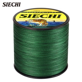 Siechi ขายส่ง สายเบ็ดตกปลา PE แบบถัก 300 500 1000 เมตร 8 เส้น 7 สี