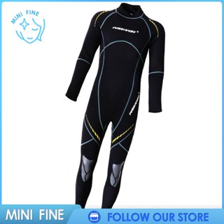 [ En Wetsuit ชุดดําน้ํา ว่ายน้ํา เล่นเซิร์ฟ 3 มม. สีดํา ไซส์ M