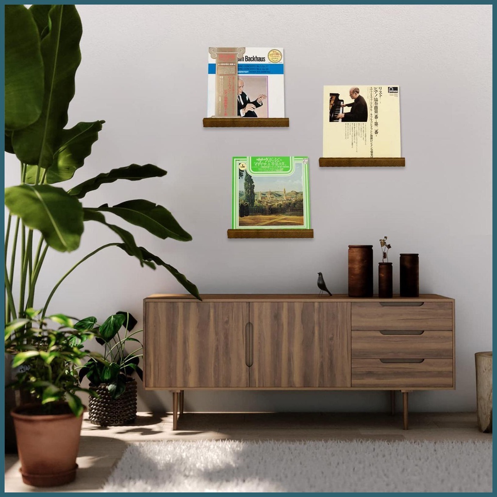 ชั้นวางแผ่นเสียง แบบติดผนัง สไตล์เรโทร หรูหรา สําหรับแขวนของขวัญ - รูปที่ 4