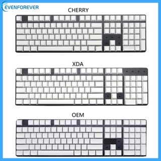 Ev ปุ่มกดแกะสลัก PBT OEM XDA 108 คีย์ สําหรับ Cherry MX Switches