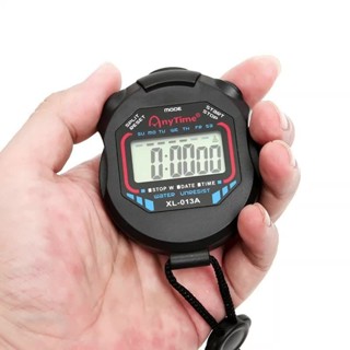 COD พร้อมส่ง นาฬิกาจับเวลา Stopwatch นาฬิกาจับเวลากีฬา ตัวจับเวลาการแข่งขัน นาฬิกาจับเวลาถอยหลัง(Black)