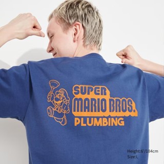 Uniqlo THE SUPER MARIO BROS.  Movie UT (เสื้อยืด แขนสั้น พิมพ์ลายกราฟฟิค) 8627