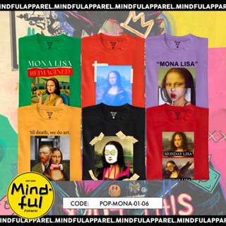 POP CULTURE MONA LISA GRAPHIC TEES | MINDFUL APPAREL TSHIRT_01