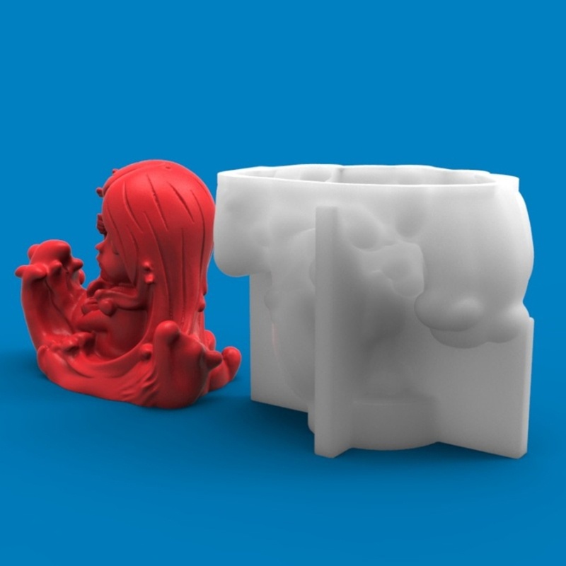 Kra Ocean Girls แม่พิมพ์เครื่องประดับแม่พิมพ์สําหรับตกแต่งบ้าน - รูปที่ 4