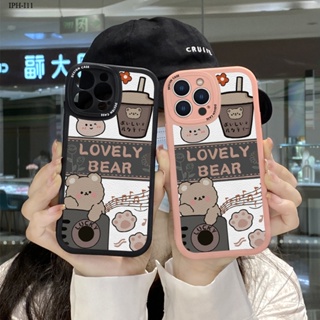 IPhone 11 Pro MAX SE 2020 X XS XR 6 6S 7 8 Plus 2022 เข้ากันได้ เคสไอโฟน สำหรับ Case Cartoon Lovely Bear เคส เคสโทรศัพท์ เคสมือถือ Full Cover Phone Cases Soft Casing