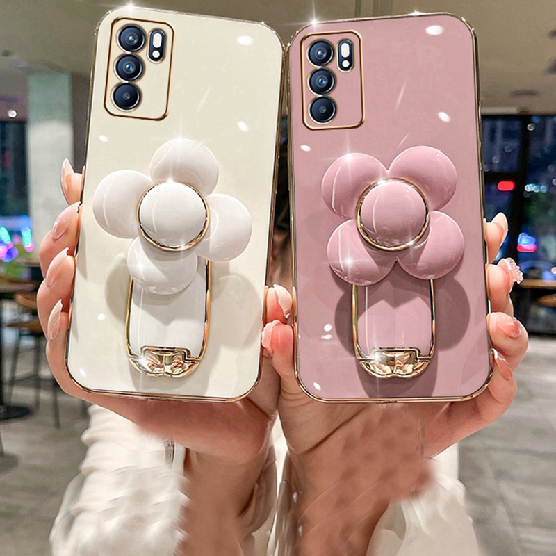 เคสมือถือ แบบนิ่ม ลายดอกทานตะวัน หมุนได้ สําหรับ Samsung S23 Ultra S22 Plus S21 S21fe S23fe