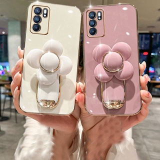 เคสโทรศัพท์มือถือ แบบนิ่ม ลายดอกทานตะวัน มันวาว หมุนได้ สําหรับ Samsung M53 M33 5G M52 M32 M51 M31 M21 M23 M11