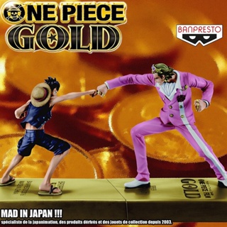 Film Gold Set ของแท้ JP แมวทอง - Manhood Banpresto [โมเดลวันพีช] (2 ตัว)