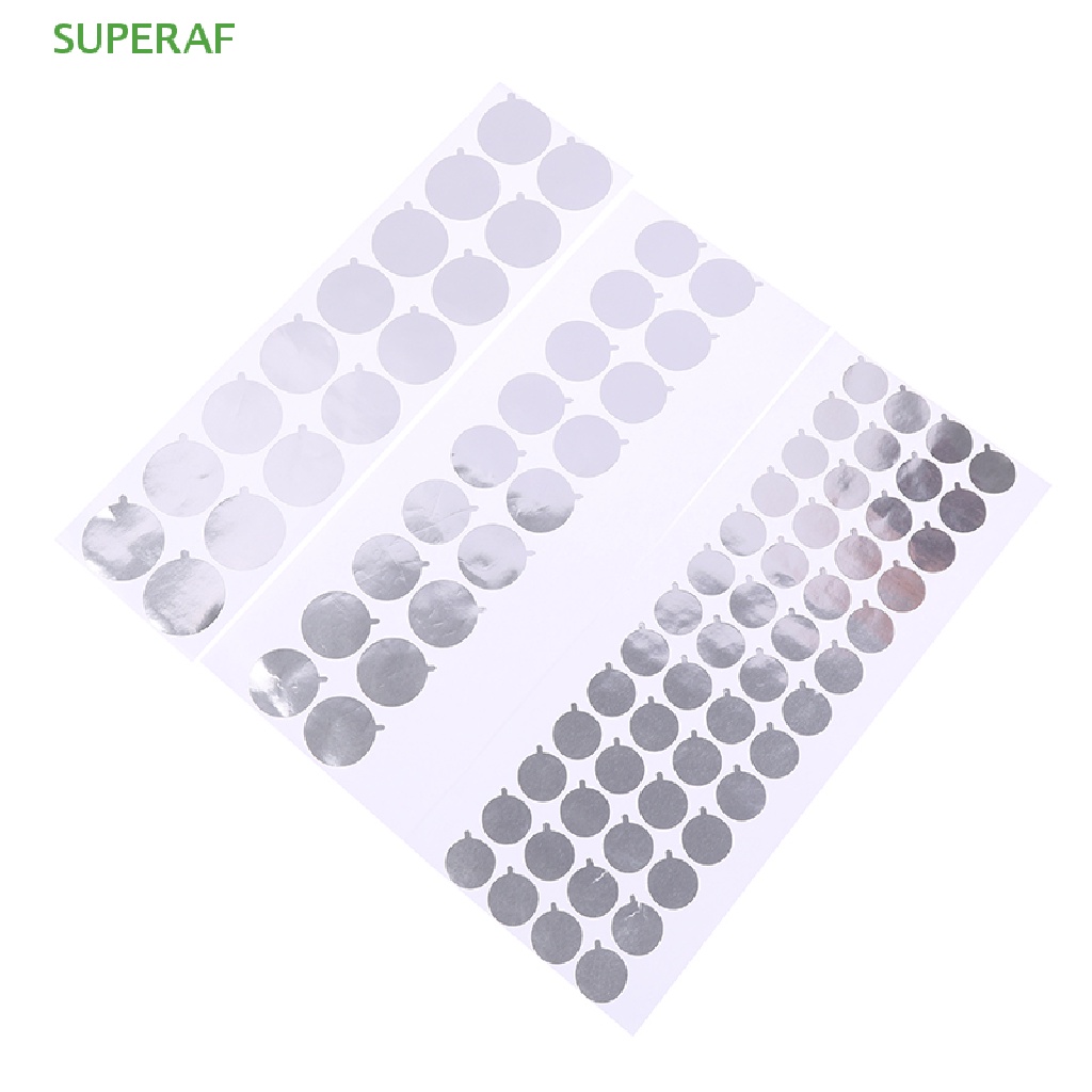 Superaf ขายดี สติกเกอร์ฟอยล์อลูมิเนียม ปิดปากหลอดนิ่ม 2 ชุด - รูปที่ 6