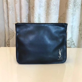 Ysl 100% กระเป๋าเครื่องสําอาง กระเป๋าจัดระเบียบ กระเป๋าล้างรถ