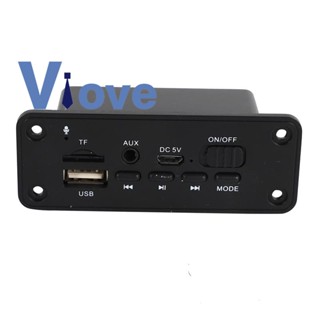 บอร์ดถอดรหัสเครื่องเล่น MP3 แฮนด์ฟรี 2x3W DC 5V MP3 WMA บลูทูธไร้สาย 5.0 USB FM TF บันทึกวิทยุ อินพุต AUX สําหรับรถยนต์