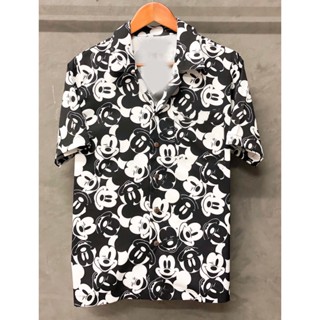 เสื้อฮาวายลิขสิทธิ์แท้ ลาย MICKEY MOUSE MK-1029