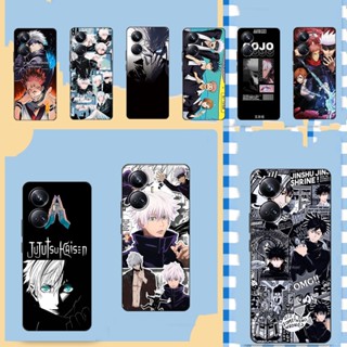 เคสโทรศัพท์มือถือ TPU นิ่ม กันตก พิมพ์ลายอนิเมะ Jujutsu Kaisen Gojo Satoru สําหรับ Realme 10 Pro Plus 5G CE16