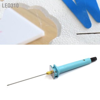 Leo310 เครื่องตัดโฟมเข็มไฟฟ้าชนิด Slotter เครื่องมือมีดร้อนสำหรับแกะสลักผ้าฝ้ายมุก KT Board US Plug