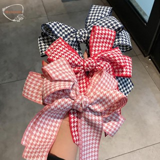 Mxbeauty Bowknot กิ๊บติดผมกิ๊บโบว์คู่ลายสก๊อตน่ารักอินเทรนด์