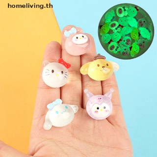 Home เรซิ่นเรืองแสง ลายการ์ตูน Ch DIY สําหรับตกแต่งเครื่องประดับ 3 ชิ้น