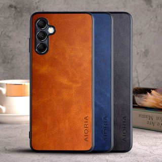เคสหนัง หรูหรา สไตล์วินเทจ สําหรับ Samsung Galaxy M14 coque Galaxy M14