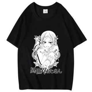 สะดวกสบาย เสื้อยืดคอตตอน 100% ☏▽✁อนิเมะใหม่ เสื้อยืดอนิเมะ Ojisan in Another world เสื้อแขนสั้นลำลองฤดูร้อน Crewneck