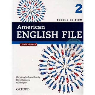 Bundanjai (หนังสือ) American English File 2nd ED 2 : Students Book +Online Practice (P)
