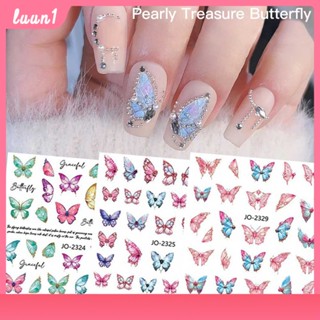 สติ๊กเกอร์ติดเล็บสติ๊กเกอร์โอนเล็บสติ๊กเกอร์ติดเล็บ Diy 100% จริงยาทาเล็บรูปลอกสำหรับร้านทำเล็บงานแต่งงาน Cod