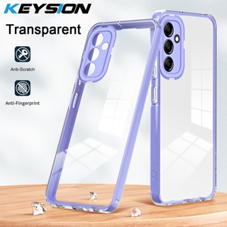 Keysion เคสโทรศัพท์มือถือ ซิลิโคน TPU ใส ใส กันกระแทก ปิดด้านหลัง สําหรับ Samsung M14 5G A24 Galaxy A24 4G M14 5G