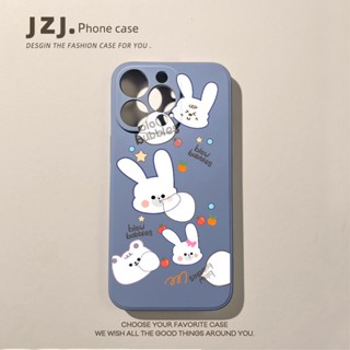 พร้อมส่ง เคสโทรศัพท์มือถือ ซิลิโคน ลายกระต่ายน่ารัก mk mk mkjj7 สําหรับ iphone 14 13 12 7 8 13 14 12Pro 11