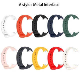 สร้อยข้อมือสําหรับ For Mi Band 10 9 8 สาย NFC อุปกรณ์เสริมกีฬายางซิลิโคน SmartWatch สายรัดข้อมือ pulseira correa for Xiaomi MiBand 10 9 8 สาย