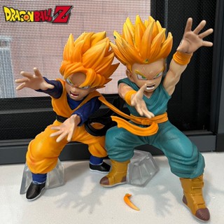 โมเดลฟิกเกอร์ PVc รูปปั้น Dragon Ball Son Goten Trunks Ghost Wave Qigong ของเล่น สําหรับเก็บสะสม