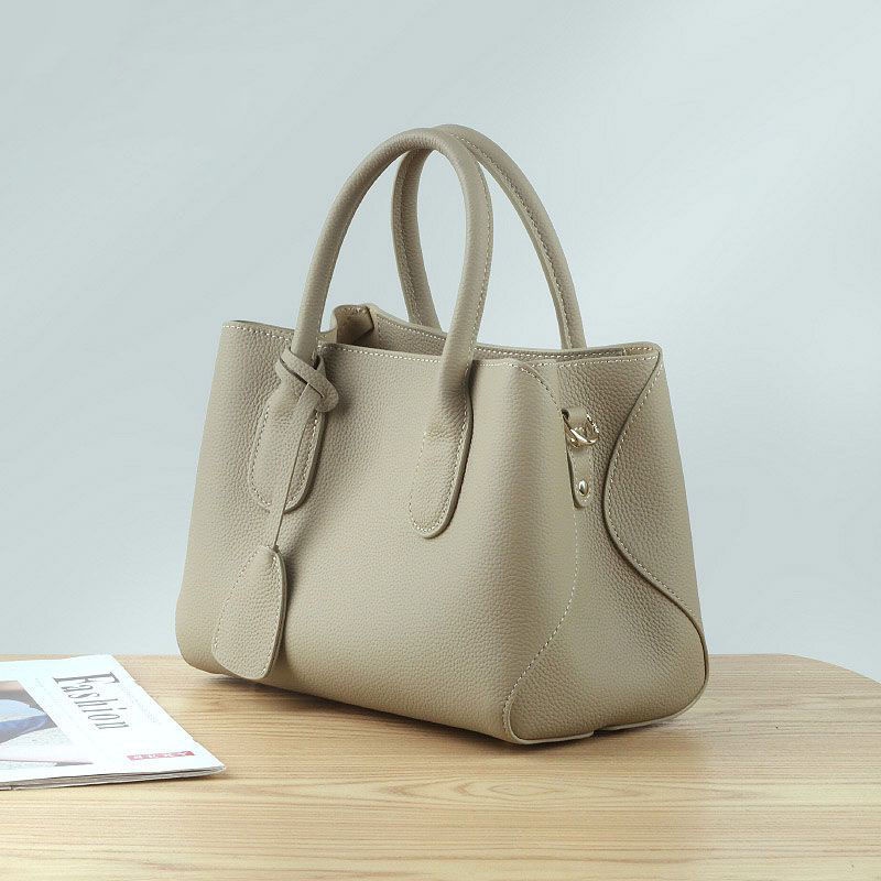 Star Bag Specialty Store กระเป๋าถือกระเป๋าสะพายหนังแท้ความจุขนาดใหญ่ผู้หญิงแฟชั่น