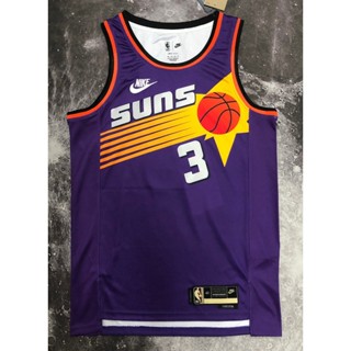 เสื้อกีฬาบาสเก็ตบอล ลายทีมชาติฟินิกซ์ Suns No.3 Paul สีม่วง 2023