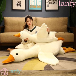 Lanfy หมอนตุ๊กตานุ่ม รูปห่าน เป็ดนอน ของเล่นสําหรับเด็ก