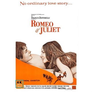 หนัง DVD ออก ใหม่ Romeo and Juliet (1968) โรมีโอและจูเลียต [ได้ออสการ์ 2 รางวัล] (เสียง อังกฤษ | ซับ ไทย/อังกฤษ) DVD ดีว