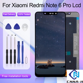 หน้าจอสัมผัสดิจิทัล lcd 6.26 นิ้ว พร้อมกรอบ สําหรับ Xiaomi Redmi Note 6 Pro Redmi Note 6