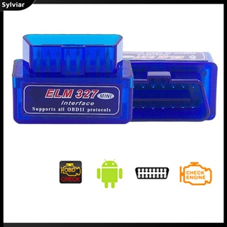 [sylviar] เครื่องสแกนเนอร์วินิจฉัยรถยนต์ บลูทูธไร้สาย ELM327 V2.1 OBD2 OBD II