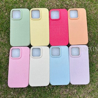 เคสโทรศัพท์มือถือหนัง กันกระแทก ขนาดเล็ก สีพื้น สําหรับ iPhone 12 13 14 Pro max 14plus