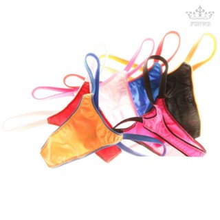 【FUNWD】Mens Briefs T-Back G-string Underwear Sexy Lingerie Thongs Briefs Underpants