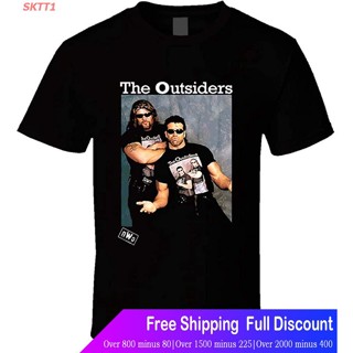 POPULAR QZSKTT1 เสื้อยืดลำลอง The Outsiders NWO Wrestling T Shirt Mens Womens T-shirts