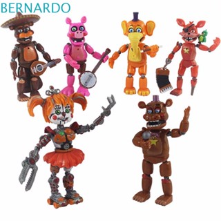 Bernardo โมเดลตุ๊กตาหมี Five Nights at Freddys FNAF Nightmare PVC สําหรับตกแต่งรถยนต์