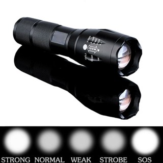 หลอดไฟ ultra LED CREE XML T6 ไฟฉายความสว่างสูง LED CREE XML T6 5 โหมด Flashlight *