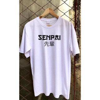 Senpai เสื้อยืด โอเวอร์ไซซ์ สําหรับผู้ชาย และผู้หญิง รับประกันคุณภาพสูง!