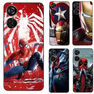 เคสโทรศัพท์ซิลิโคน TPU แบบนิ่ม ลายซุปเปอร์ฮีโร่ Marvel สําหรับ ZTE Blade V41 Vita V40