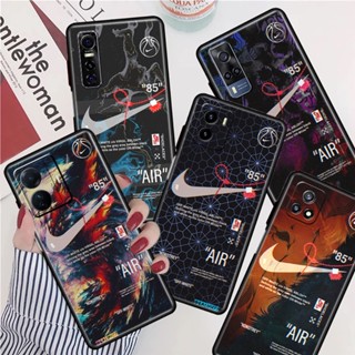 เคสโทรศัพท์มือถือซิลิโคน TPU กันกระแทก ขอบตรง ลาย NIKE แฟชั่น สําหรับ Vivo S9 S12 V23 S12 S15 V20 V21 V23E 4G 5G V23 PRO