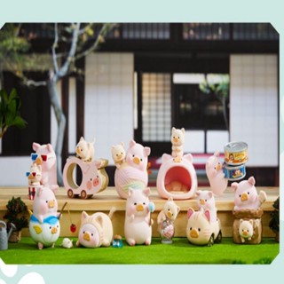 ✿Toyzeroplus LuLu the piggy Caturday วันหยุด กล่องตาบอด  สไตล์ที่เลือกได้ น่ารักตุ๊กตา ของเล่น