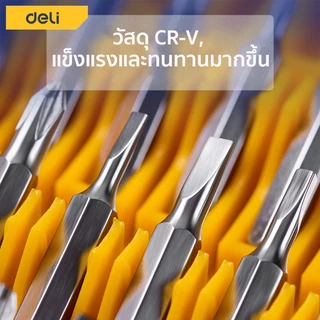 Deli ชุดไขควง ไขควงเล็ก ชุดไขควงอเนกประสงค์ 21/33ชิ้น ชุดไขควงแม่เหล็ก ไขควงมัลติฟังก์ชั่น อเนกประสงค์ ไขควง Screwdriver