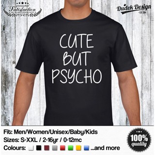 Newcute But Psycho เสื้อยืดลําลอง แขนสั้น พิมพ์ลาย Swag Story Hipster Love Tumbrl Hate Dope American Horror ของขวัญวันเกิด สีดํา 316388