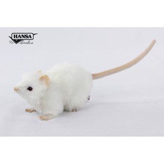 7529 ตุ๊กตาหนูขาว White Rat Hansa Creation