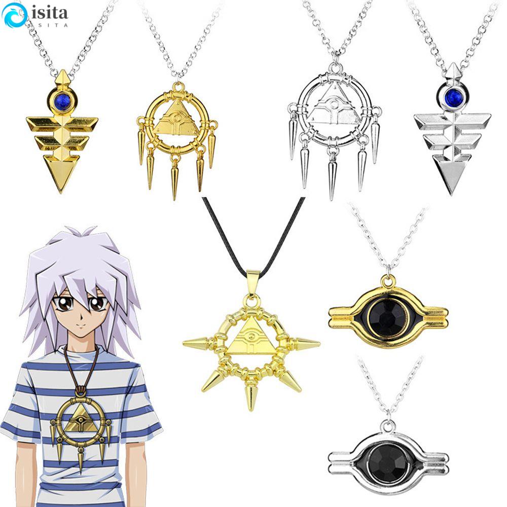 ISITA อะนิเมะ Yu-Gi-Oh สร้อยคอ Cool Long Chain Millenium ปริศนาคอสเพลย์ 3D Yugioh จี้