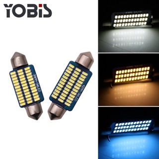 ไฟอ่านหนังสือ LED 12v 39/42 มม. 3014 36smd สําหรับติดหลังคารถยนต์